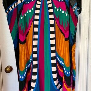 Source Unknown Vibrant Multicolor Maxi Dress